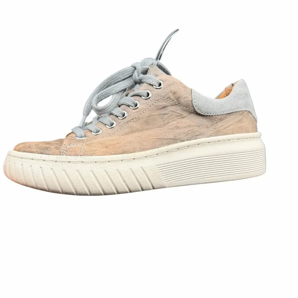 Söfft Parkyn Leather Camo Print Sneakers Women’s 7M Comfort Casual Shoe Sofft